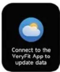 Connect to the VeryFit App to update data