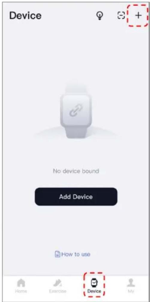Device No device bound Add Device How to use Home Exercise Device My