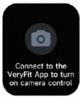 Connect to the VeryFit App to turn on camera control
