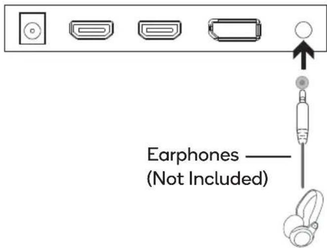 Earphones (Not Included)