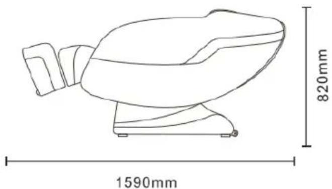 1590mm 820mm