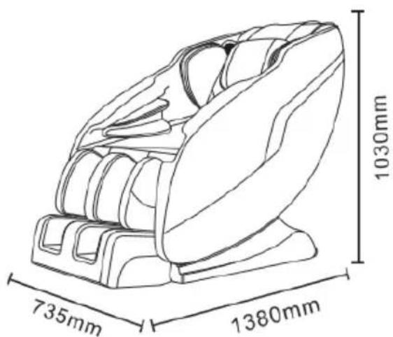 735mm 1380mm 1030mm
