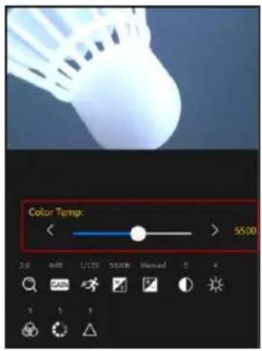 Color Temp: 5500 3.0 6.00 1/130 5500M Manual 5 4 3 5 8