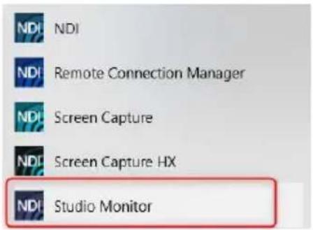 NDI NDI NDI Remote Connection Manager NDI Screen Capture NDI Screen Capture HX NDI Studio Monitor