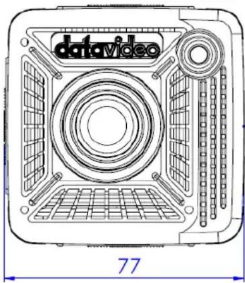 DataVideo BC-15PN - Dimensions - 1