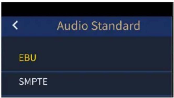 Audio Standard EBU SMPTE