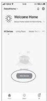 Welcome Home Get your home to access for more information... All Devices Living Room Master Tools... Add Device