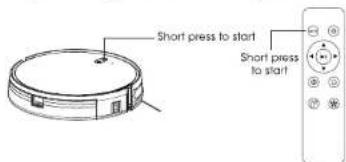 Short press to start Short press to start