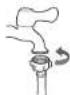 Khind WM100A - The installation of water inlet hose - 2
