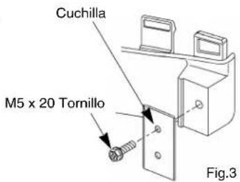 Cuchilla M5 x 20 Tornillo Fig.3