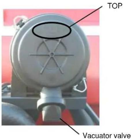 TOP Vacuator valve
