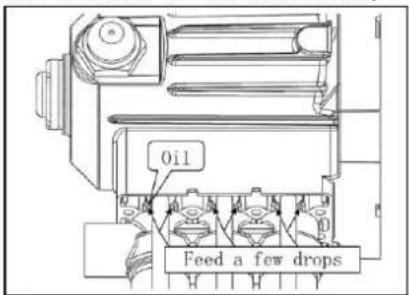 Oil Feed a few drops