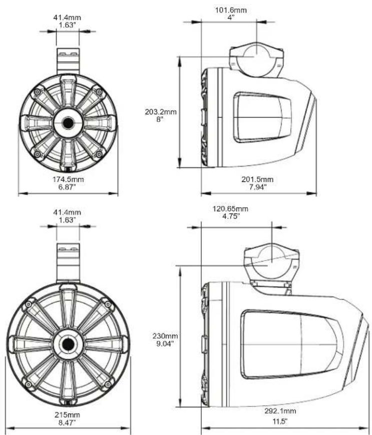 MB QUART NHT2-116 - Dimensions - 1