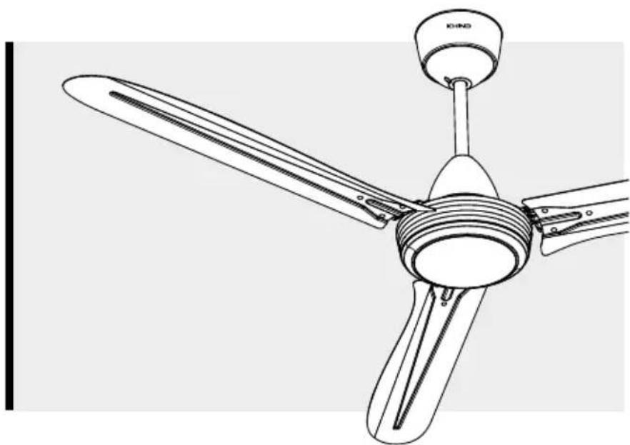 Khind CF683DC - 60" BLDC CEILING FAN - 1