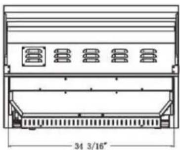 XO XOGRILL30N - BUILT IN GRILL DIMENSIONS - 5
