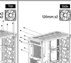 Top 3 2 120mm x2 Side