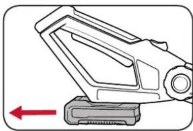 Ozito PXPPHTK-258 - Removing a Battery from the Pole Pruner - 2