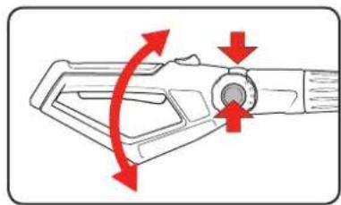 Ozito PXPPHTK-258 - Adjusting the Rear Handle - 1