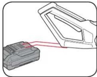 Ozito PXPPHTK-258 - Installing a Battery into the Pole Pruner - 1