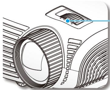 OPTOMA GT720 - Réglagede la mise au point du projecteur - 1