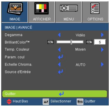 OPTOMA GT720 - IMAGE | AVANCÉ - 1