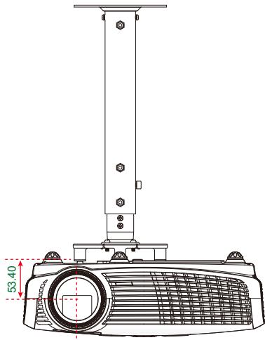OPTOMA GT720 - Installation au plafond - 3