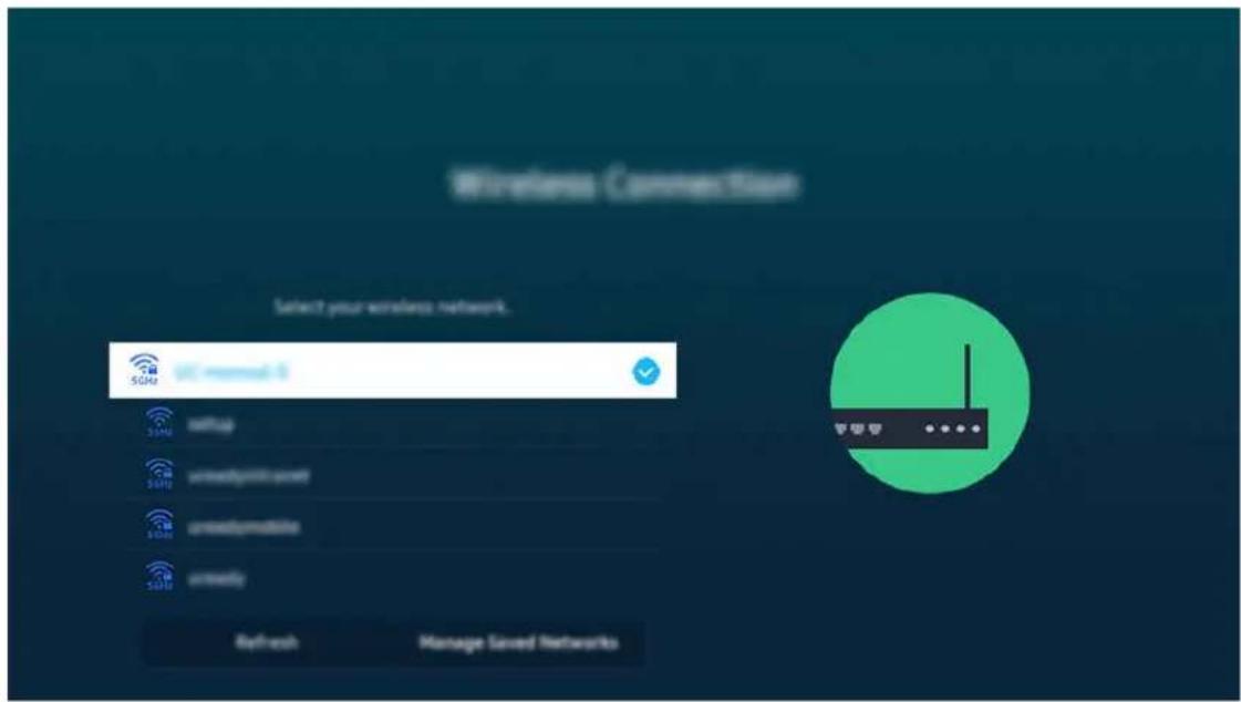 SAMSUNG S32DM801UW - Establishing a wireless network connection - 2