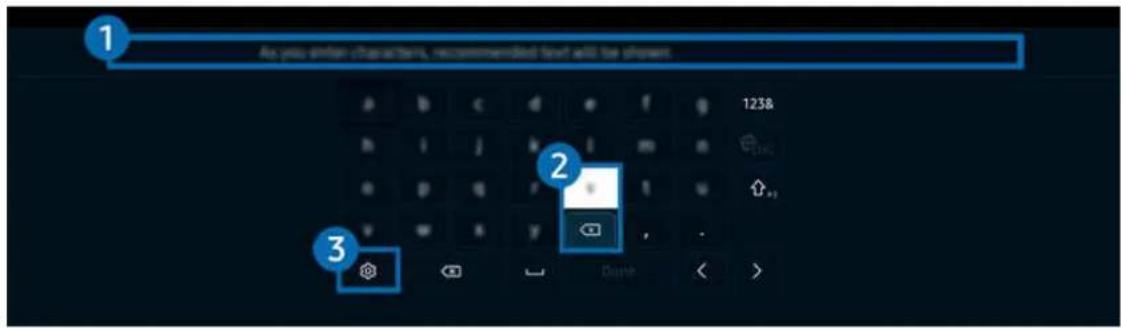 SAMSUNG S32DM801UW - Entering Text using the On-Screen Virtual Keyboard - 1