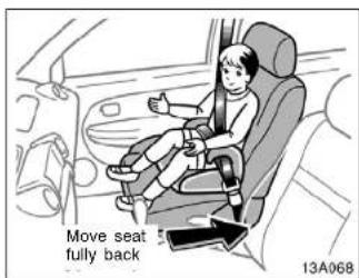 Move seat fully back 13A068
