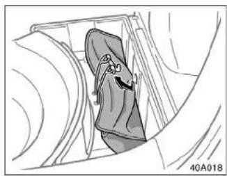 Cartoon illustration of a person climbing a curved surface, no text or symbols present