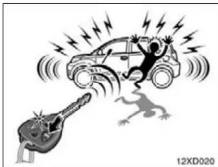 Illustration of a person falling into the noise of a car and a guitar, with lightning bolts indicating impact (no text or symbols)