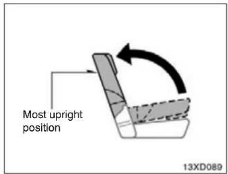 Most upright position 13XD089