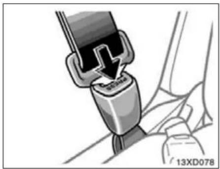 Mechanical assembly diagram showing a belt switch mechanism (no text or symbols present)