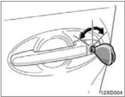 Diagram of a mechanical component with rotating parts and a labeled part (12XD004), no readable text or symbols present.