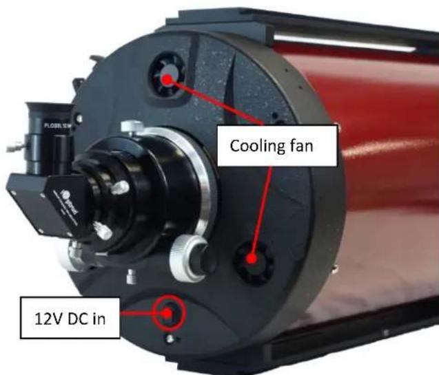 Cooling fan 12V DC in