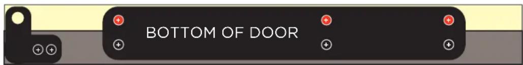 BOTTOM OF DOOR