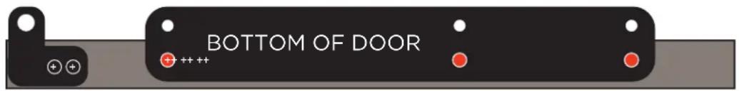BOTTOM OF DOOR