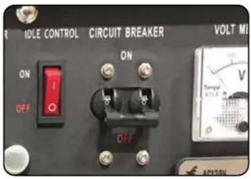 R IDLE CONTROL CIRCUIT BREAKER VOLT ME ON ON OFF OFF Tempo/ NTLA 15V 20V