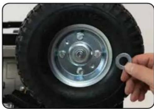 DuroStar DS10000E - Install wheels - 1