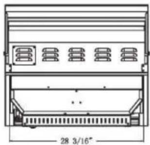 XO XOGRILL36N - BUILT IN GRILL DIMENSIONS - 3