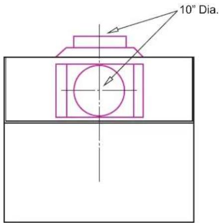 10" Dia.