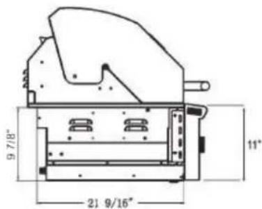 9 7/8" 21 9/16" 11°