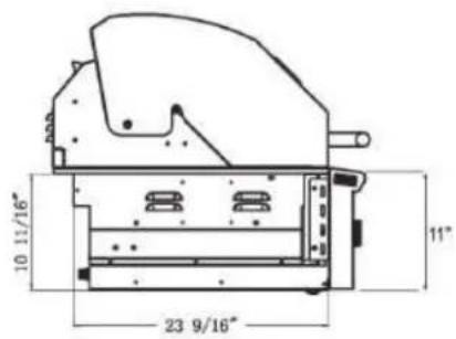 10 11/16" 23 9/16" 11"