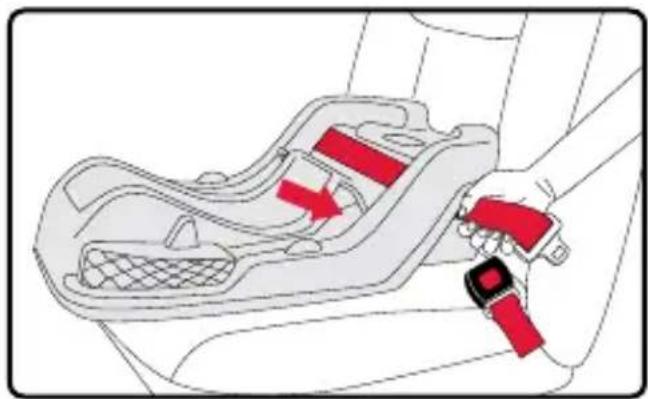 BRITAX B-Safe Gen2 - Instalación con cinturón de banda horizontal - 1