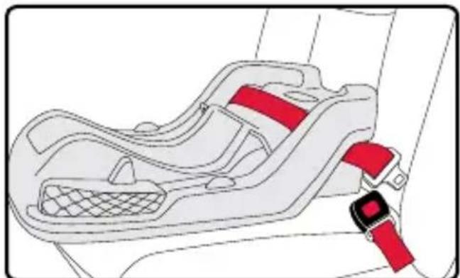 BRITAX B-Safe Gen2 - Instalación con cinturón de banda horizontal - 1