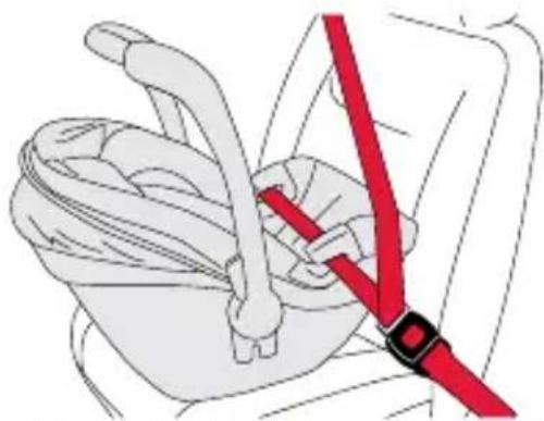 BRITAX B-Safe Gen2 - Usando sin la base - 4