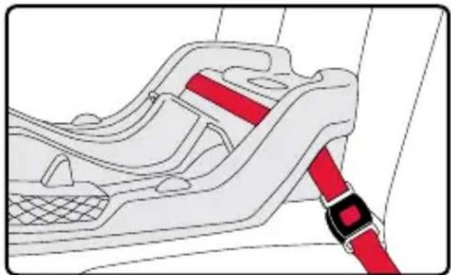 BRITAX B-Safe Gen2 - Instalación con cinturón de banda horizontal - 2