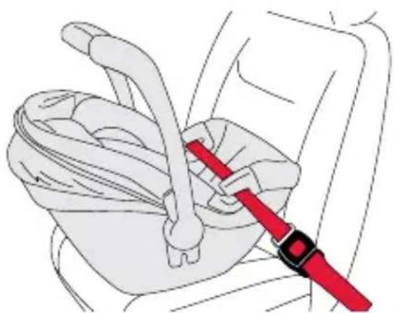 BRITAX B-Safe Gen2 - Lap Belt Installation - 5