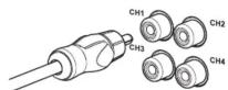 Crunch DR-1325.1 - Signal Input Low Level RCA - 1