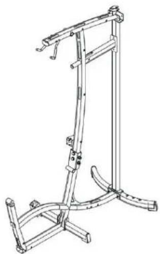 Best Fitness BFMG30 - 1E. Attach one End Cap (#17) to Upper Main Frame (D). - 1